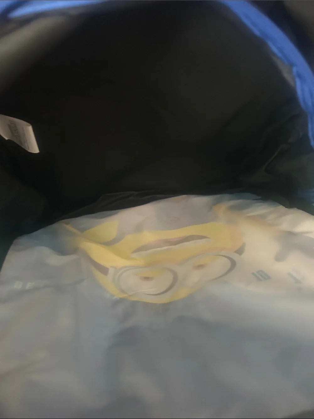 Blue Kids Minion Backpack - Let's Go!